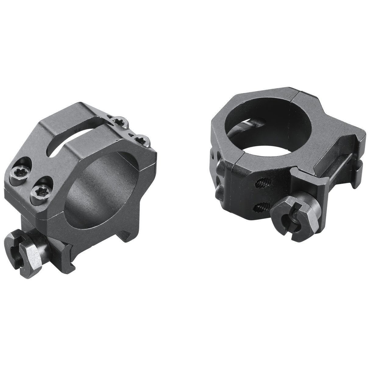 Weaver 4 Hole Tactical Ring 1-Inch Medium Rings in Black Matte - 1
