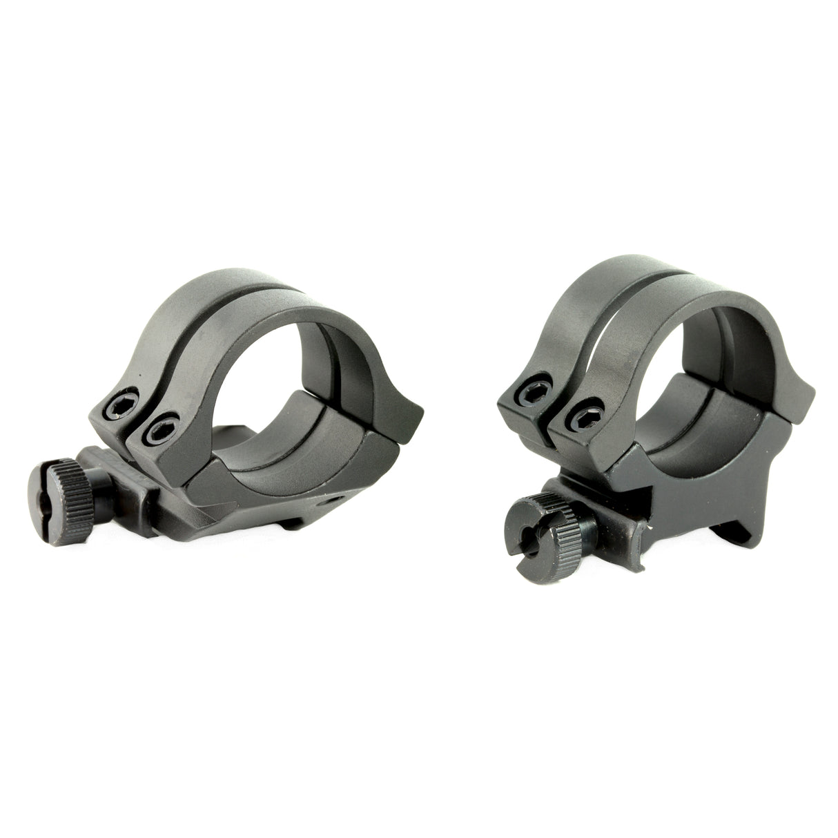 Weaver Quad Lock 1-Inch High Scope Rings Rings in Black Matte - 1