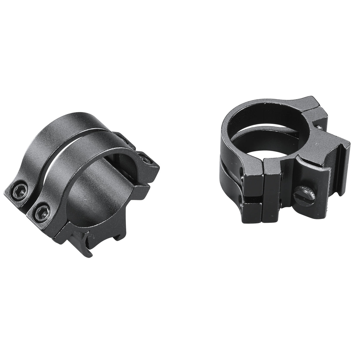 Weaver Quad Lock Quick Detach Scope Rings Rings in Black Matte - 1