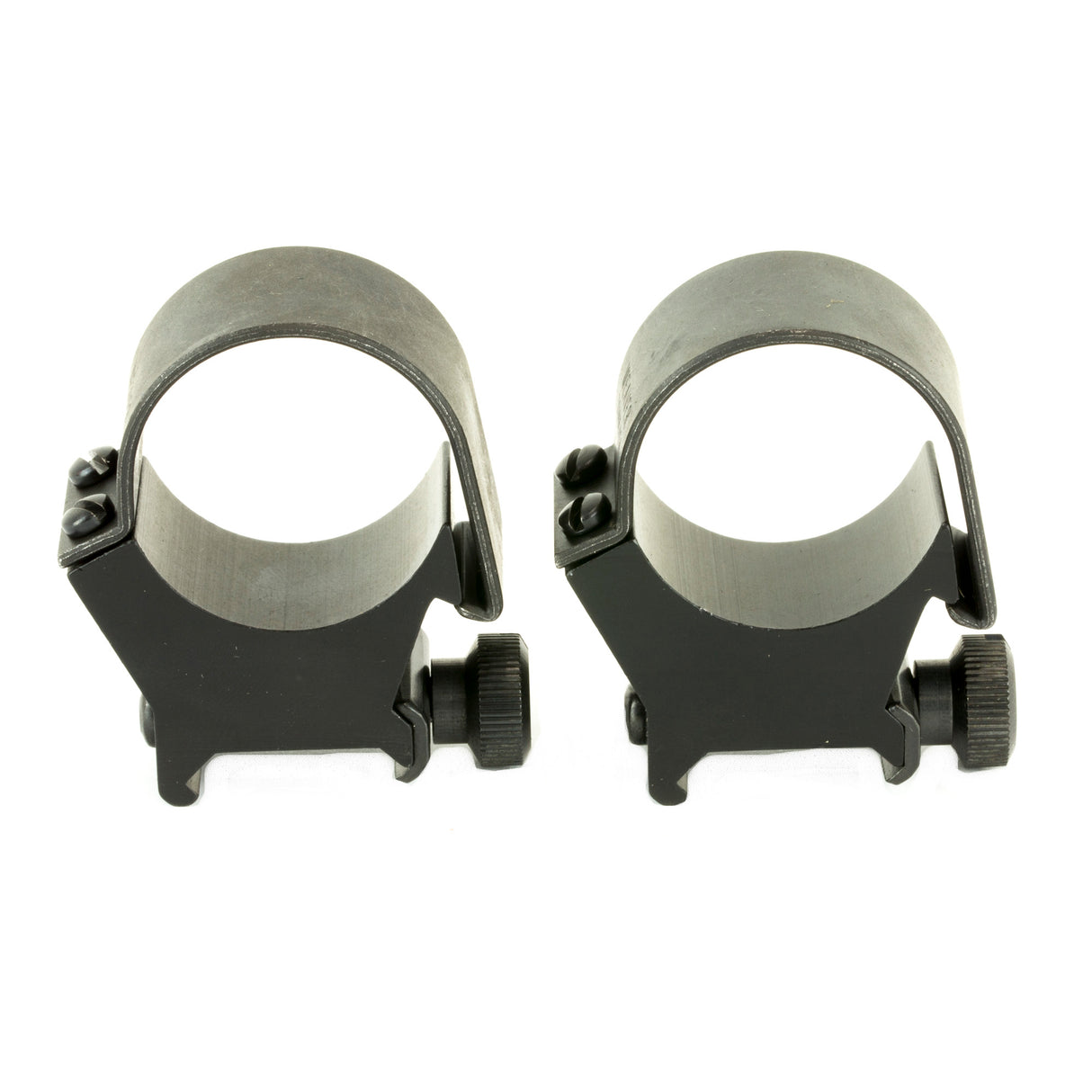 Weaver Top Mount 30mm High Quick Detach Rings in Black Matte - 1