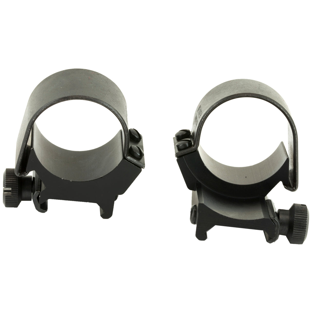 Weaver Top Mount 30mm Low Rings in Black Matte - 1