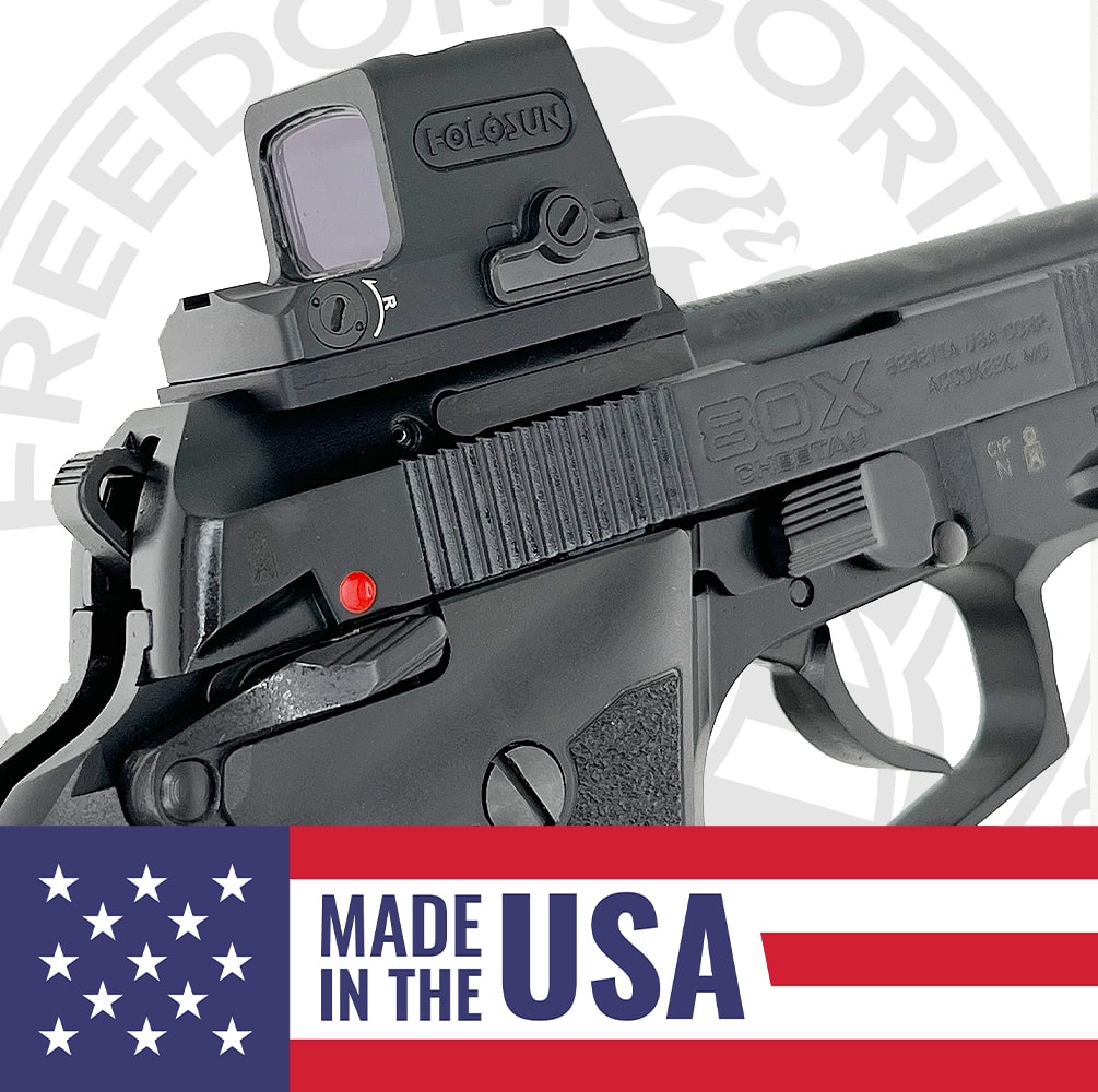 Beretta 80X Cheetah Optics Plate - "H" Plate for Holosun 407K, 507K, EPS Carry