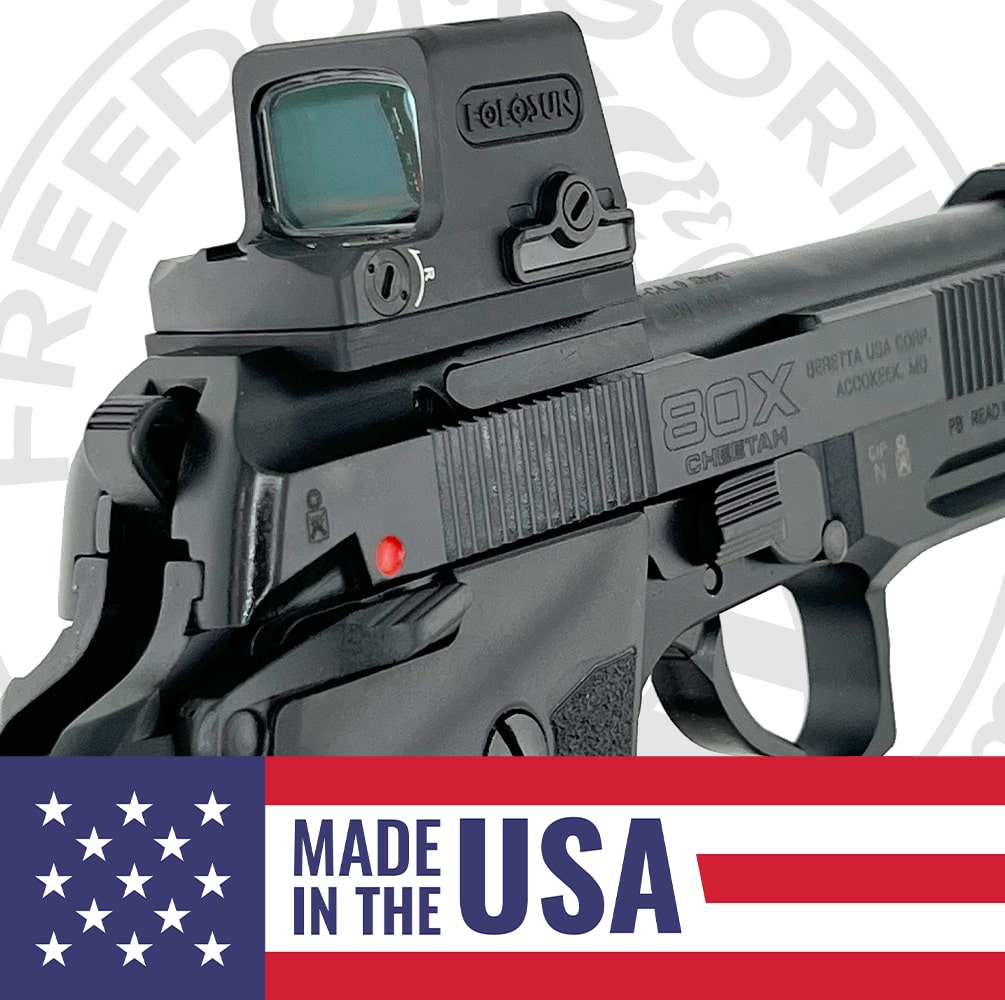 Beretta 80X Cheetah Optics Plate - "H" Plate for Holosun 407K, 507K, EPS Carry