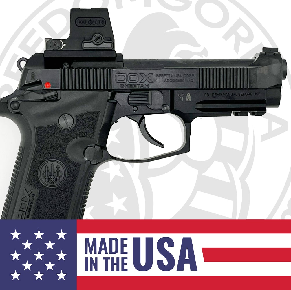 Beretta 80X Cheetah Optics Plate - "H" Plate for Holosun 407K, 507K, EPS Carry