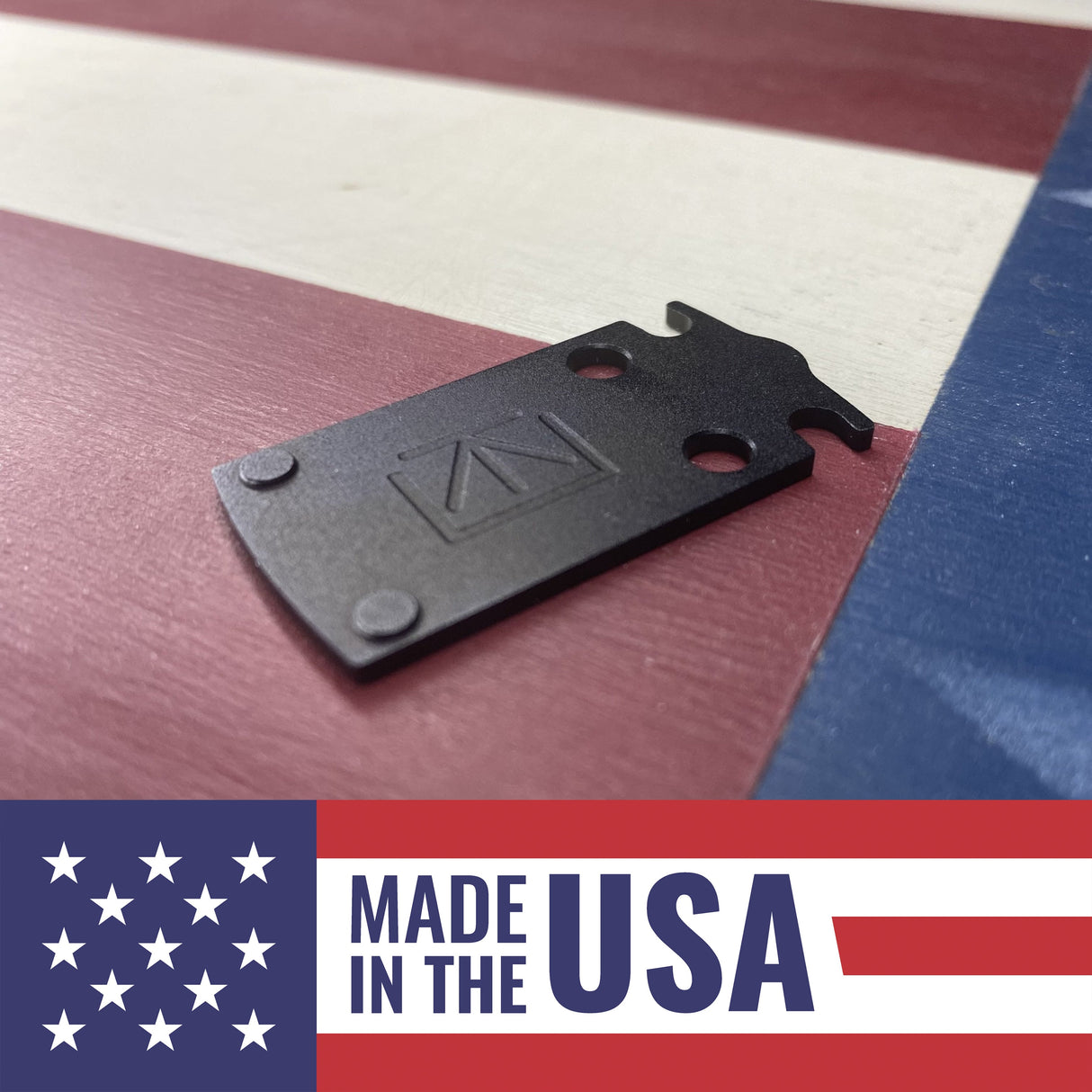 Glock 43X/48 MOS Holosun 407K/507K/EPS Carry Adapter Plate - Aluminum - Calculated Kinetics