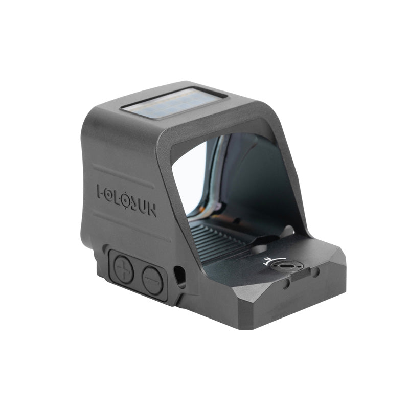 Holosun 507-PROMAX Red Dot, Large Competition Window, RMR Footprint, PRS Reticle, Side Battery, Solar Failsafe - 507-PRO-MAX-RD-PRS