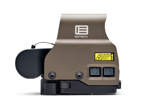 EOTech EXPS2 Black/Tan Holographic Red Dot Sight, 1 MOA Dot, 68 MOA Outer Ring, Quick Release Mount - EXPS2-0 B-T
