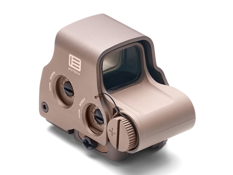 EOTech EXPS3-2 Tan/FDE Housing Holographic Red Dot Sight, Two 1 MOA Dots, 68 MOA Outer Ring, Quick Release Mount, NV Compatible - EXPS3-2TAN