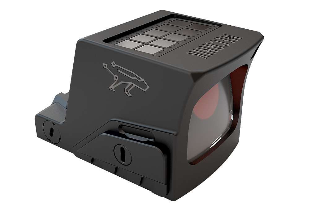 MeCanik MO4 Enclosed Red Dot, RMSc Footprint, 3 MOA / 32 MOA Ring, Solar + Motion Activation