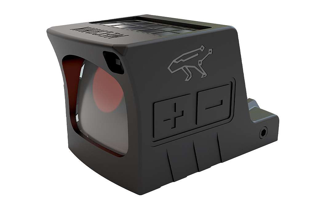 MeCanik MO4 Enclosed Red Dot, RMSc Footprint, 3 MOA / 32 MOA Ring, Solar + Motion Activation