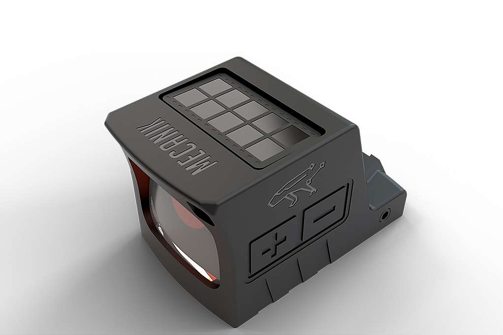 MeCanik MO4 Enclosed Red Dot, RMSc Footprint, 3 MOA / 32 MOA Ring, Solar + Motion Activation
