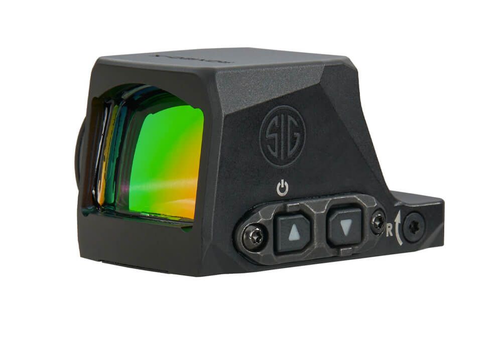 Sig Sauer Romeo X Compact Enclosed Green Dot, RMSc Footprint, Enclosed Emitter, Black Housing, 3 MOA, 6 MOA, Circle Dot