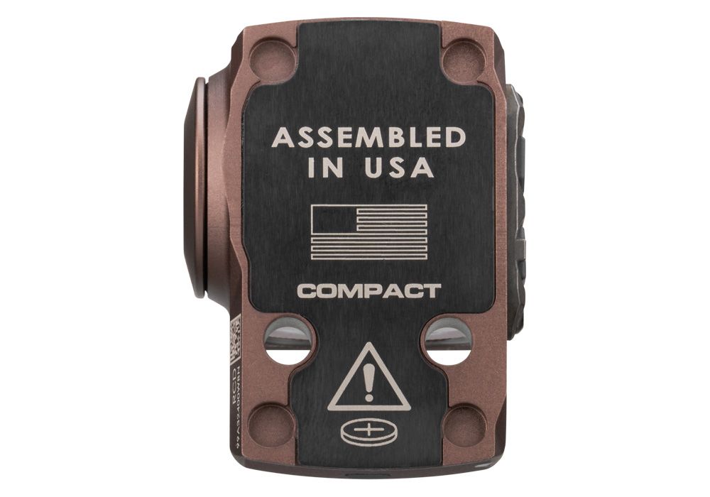 Sig Sauer Romeo X Compact FDE Enclosed Red Dot, Circle Dot, RMSc Footprint, Enclosed Emitter, FDE Housing