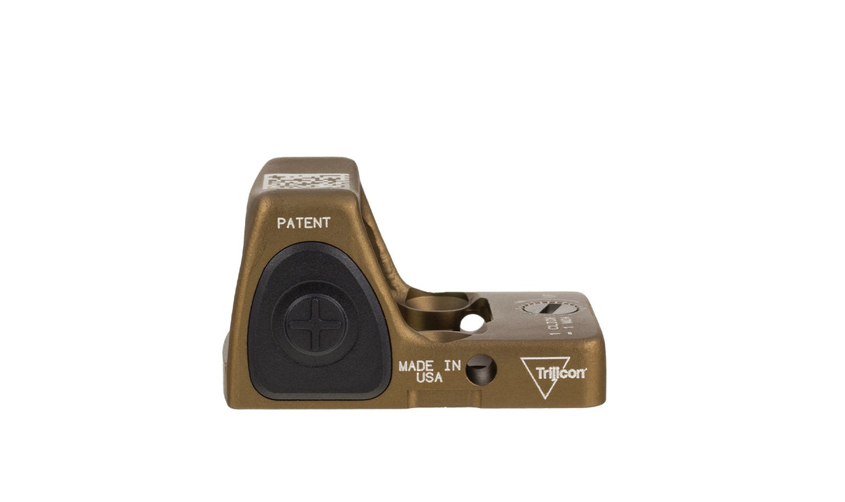 Trijicon RMR HRS Type 2 Adjustable Red Dot Sight Coyote Brown - 7075 T6 Aluminum - 3.25 MOA