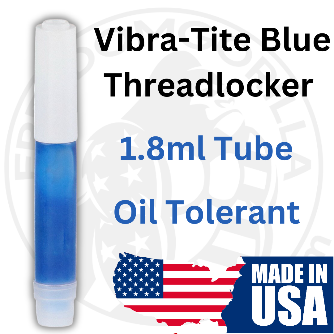 Vibra-Tite Blue Threadlocker 1.8ml Tube, 122 Oil Tolerant