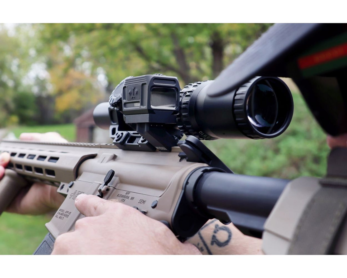 Viridian PINCH Adjustable 35 Degree Offset Picatinny Mount - RMR, RMSc, ACRO, DOCTER Mounts (Pick One)