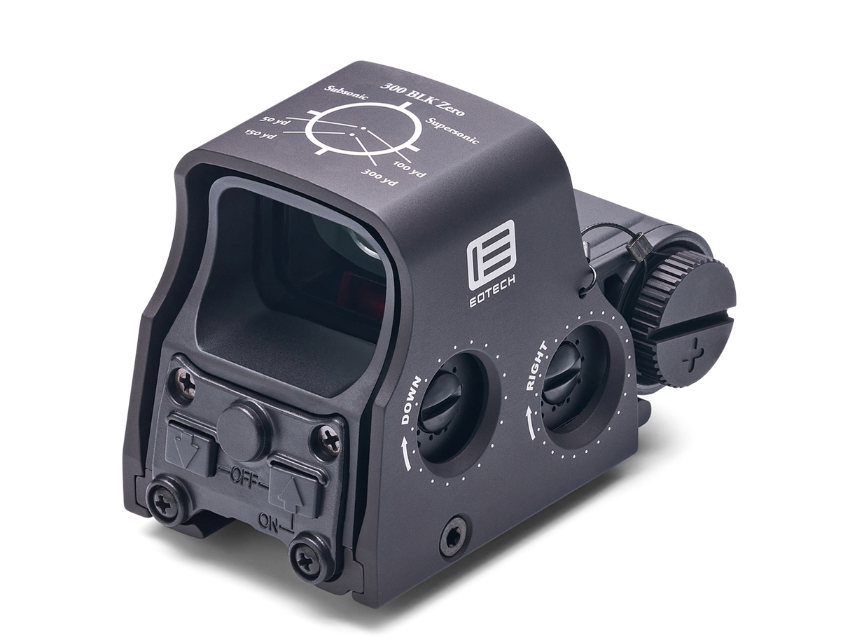 EOTech XPS2 300 Blackout Reticle Holographic Red Dot Sight, Two 1 MOA Dots, 68 MOA Outer Ring - XPS2-300