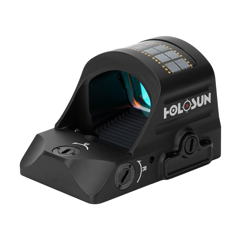 Holosun 507C X2, 32 MOA Ring & 2 MOA Red Dot, RMR Footprint, MRS Reticle, Side Battery, Solar Failsafe - HS507CX2