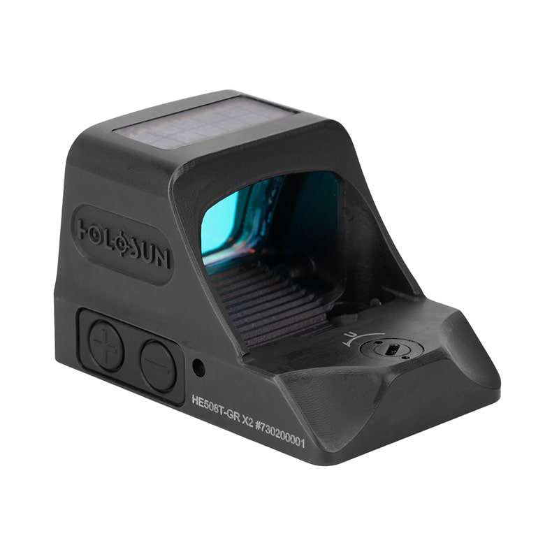 Holosun 508T Green X2 Reflex Sight, MRS Reticle, RMR Footprint - HE508T-GR-X2