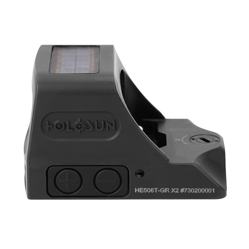 Holosun 508T Green X2 Reflex Sight, MRS Reticle, RMR Footprint - HE508T-GR-X2