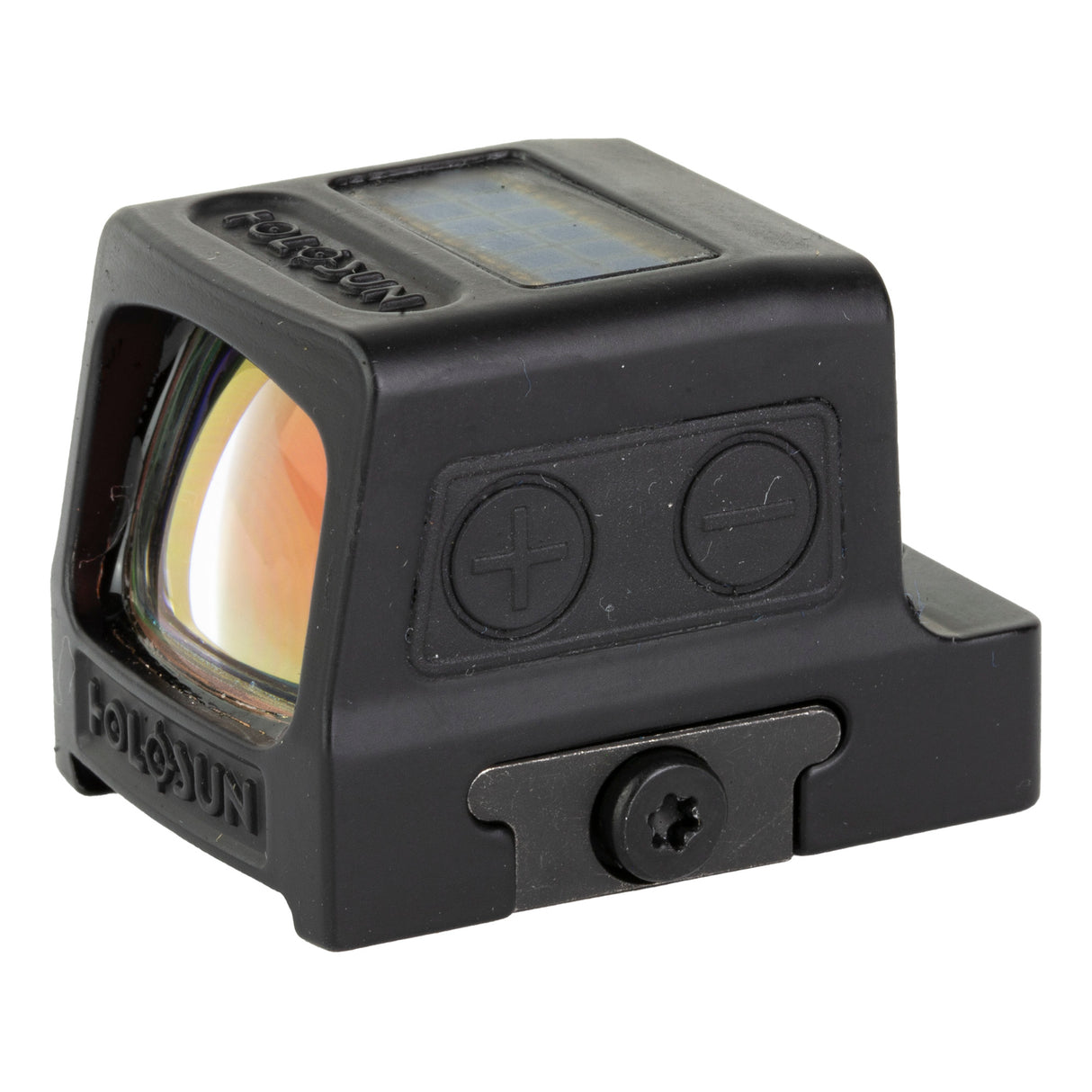 Holosun 509T X2, Red Dot, MRS Reticle, Closed Emitter, Titanium, Solar Failsafe, RMR Footprint - HE509T-RD-X2