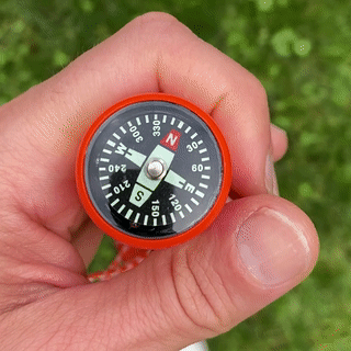 Safety Survival Whistle - 5 in 1, Compass, Firestarter, Storage Container, Loud Whistle, Signaling Mirror. Scare Bears & Survive Outdoors