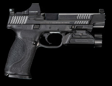 Holosun SCS MP2 Green Dot, MRS Reticle, Fits S&W M&P 2.0 Fullsize/Compact Slide with Core 2.0 Optic Cut, Solar Recharging Battery - SCS-MP2-GR