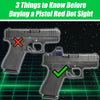 3 Things to Know Before Buying a Pistol Red Dot Sight (Applies to Green Dot Optics also)