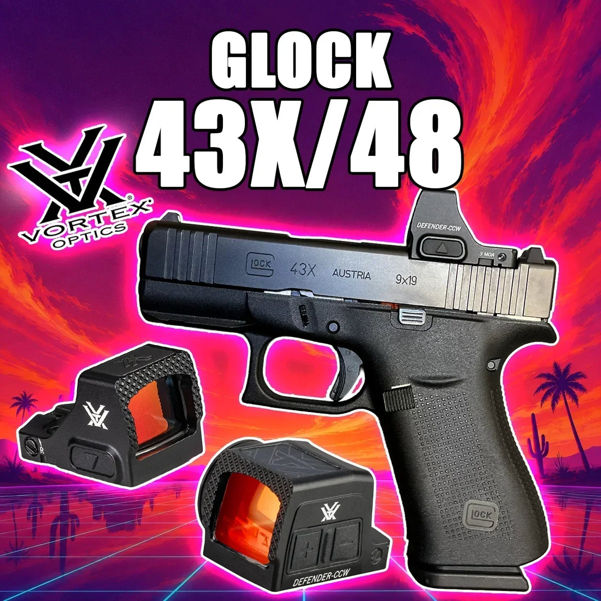 2 Vortex Red Dots That Fit the Glock 43X/48 - Fitment Guide