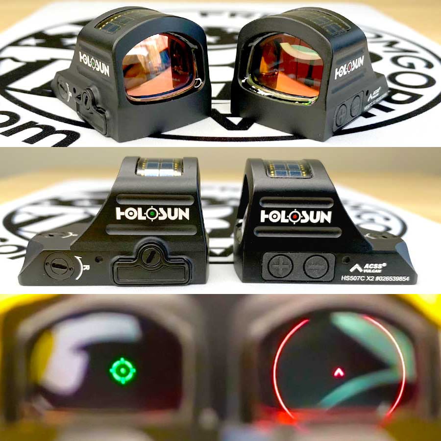 Holosun 507C X2 ACSS Vulcan vs 507C X2 Photo & Video Comparison Guide