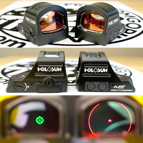 Holosun 507C X2 ACSS Vulcan vs 507C X2 Photo & Video Comparison Guide