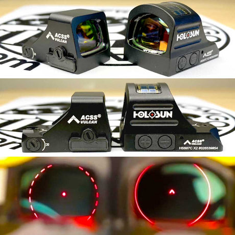 Holosun 507K X2 ACSS Vulcan vs 507C X2 ACSS Vulcan Photo & Video Comparison Guide