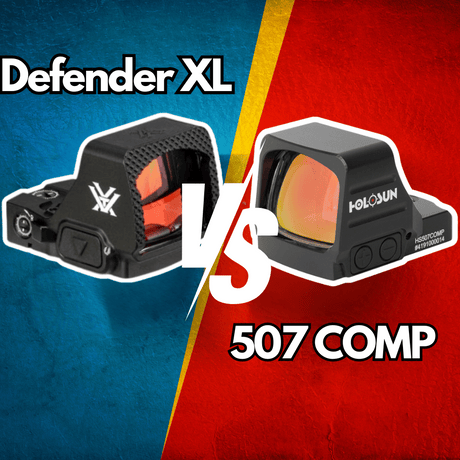 Holosun 507 Comp vs. Vortex Defender XL: A Detailed Comparison for Competition Shooters