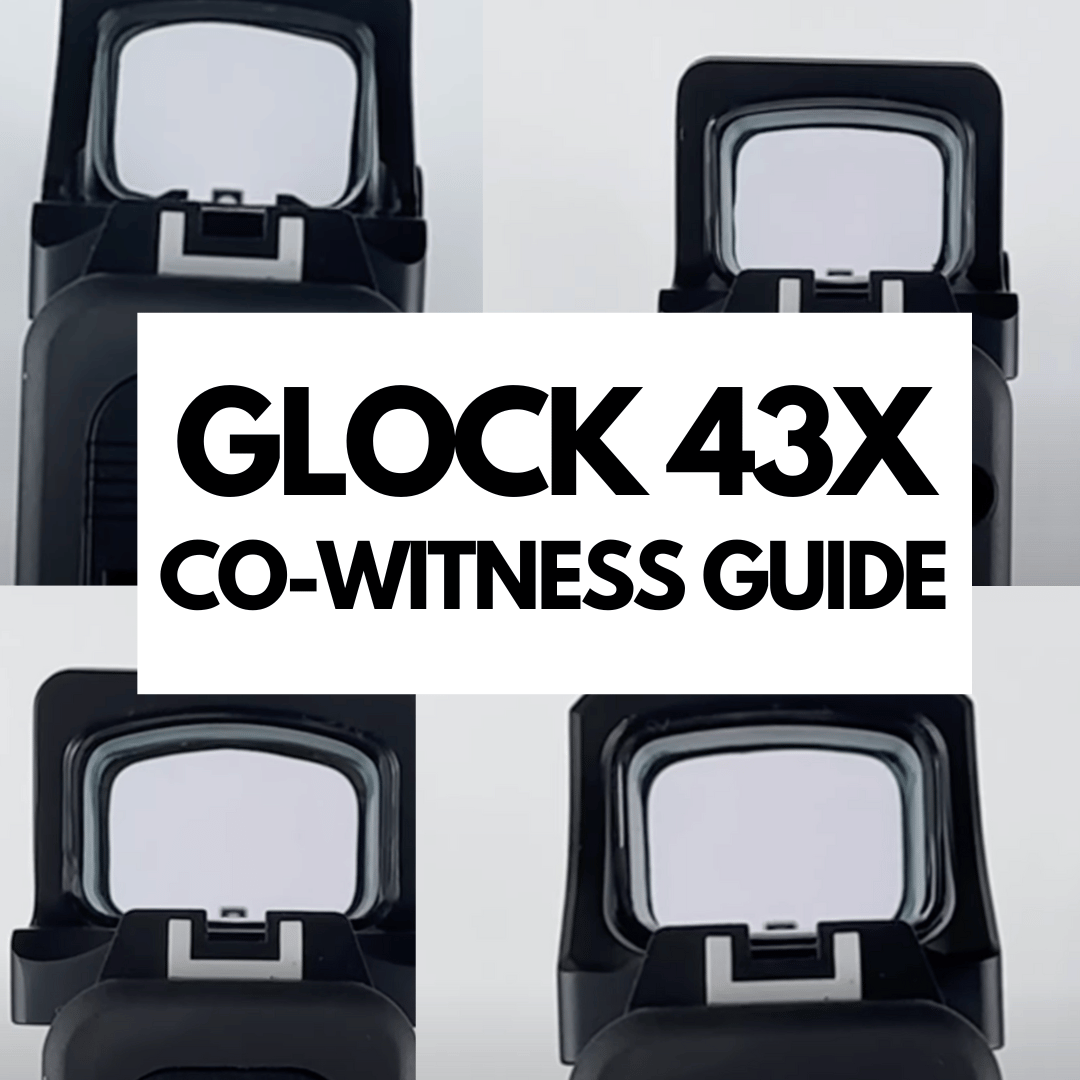 How Each Holosun Optic Co-Witness on the Glock 43X/48