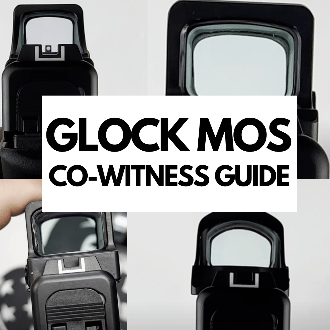 How Each Holosun Optic Co-Witnesses on the Glock MOS