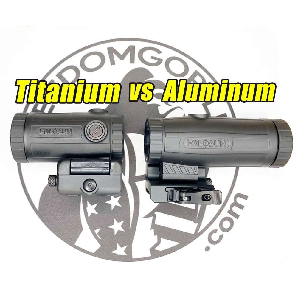 Holosun 3X Magnifier Comparison - HM3XT (Titanium) vs HM3X (Aluminum ...