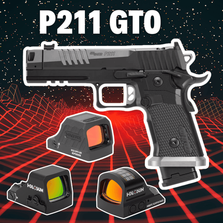 Best Holosun Red Dot Sights for the Sig Sauer P211 + How to Mount with Filler Plates