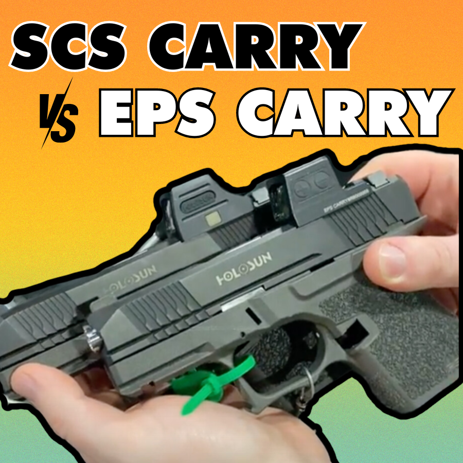 Holosun SCS Carry vs EPS Carry Comparison - Photos + Video