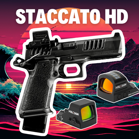 11 Best Staccato HD Holosun Optics - Red & Green Dot Sights + Adapter Plates