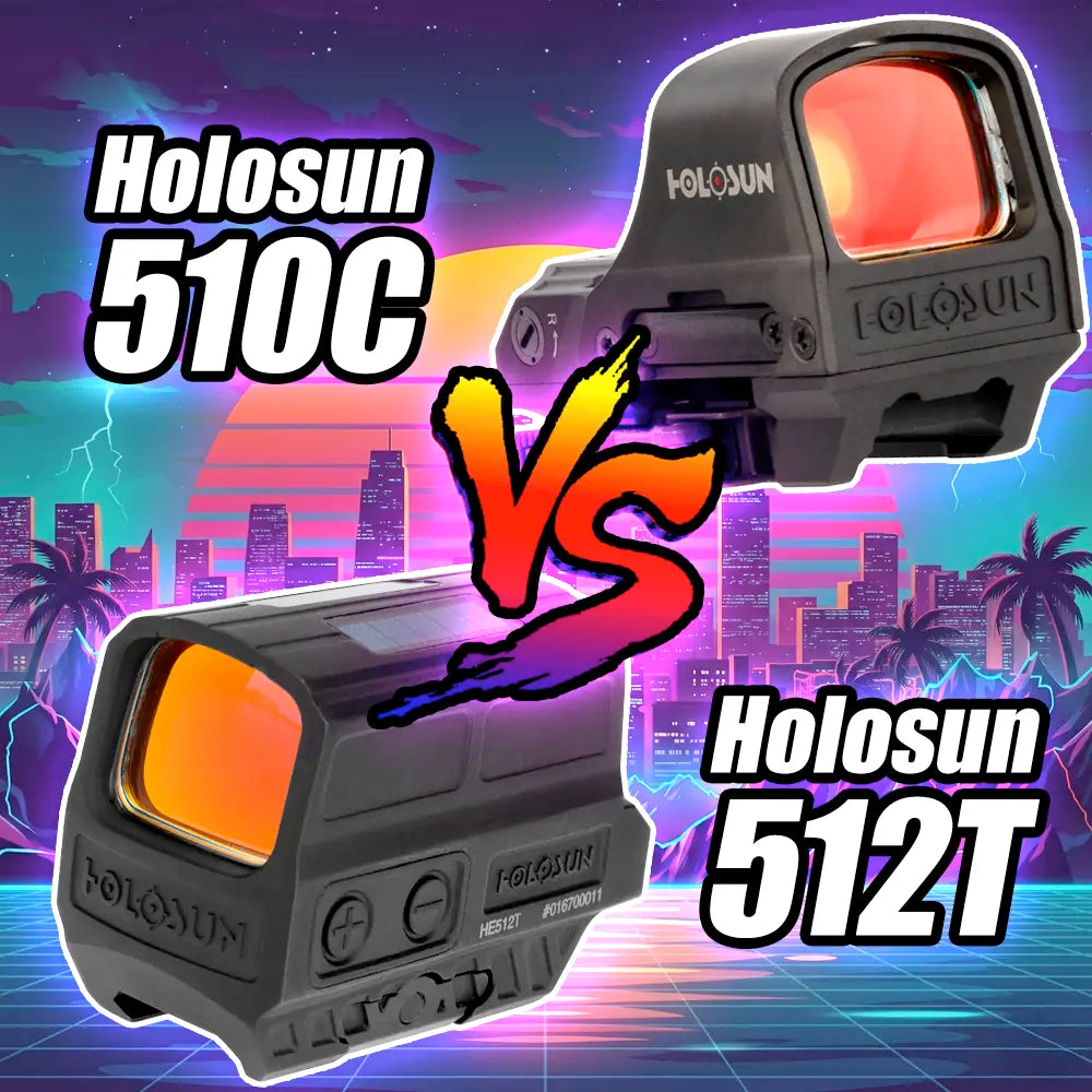 Holosun 510C vs 512T: Which Holosun Red Dot Rifle Optic To Buy
