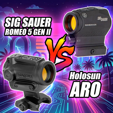 Sig Romeo 5 vs Holosun ARO: A Guide to Two Budget Red Dot Rifle Optics