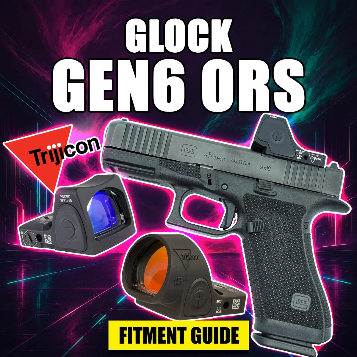 6 Trijicon Red Dots That Fit the Glock Gen6 ORS - Fitment Guide