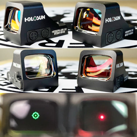 Holosun 407K X2 vs 507K X2 Video & Photo Comparison Guide