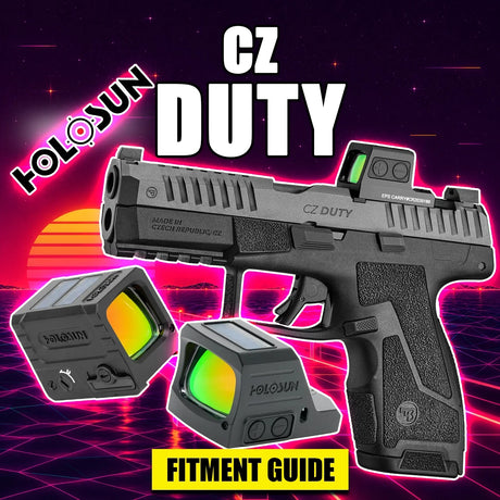 20 Holosun Red Dots That Fit the CZ Duty - Fitment Guide