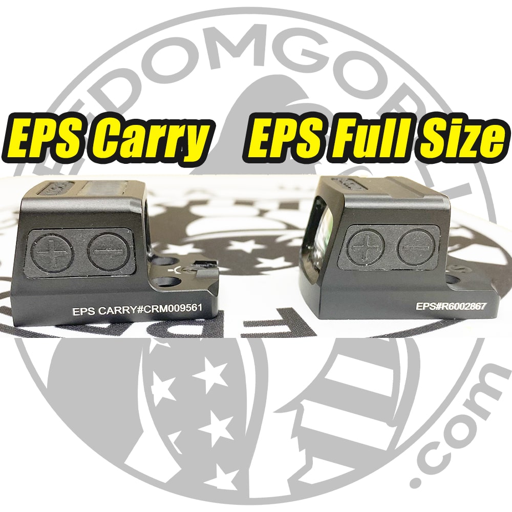 Holosun EPS vs EPS Carry Size Comparison - Photos + Video