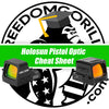 Holosun Pistol Optic Cheat Sheet - Easily Learn & Research Every Holosun Pistol Optic