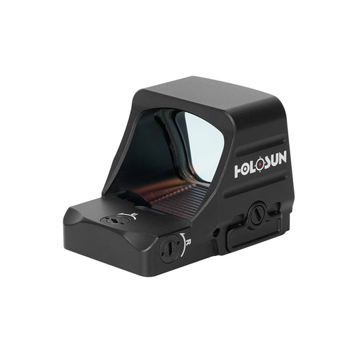 Holosun 407 COMP Gold, Huge Competition Window, RMR Footprint, 6 MOA Gold Dot, Side Battery - HE407COMP-GD6