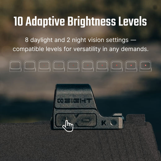 Osight K Micro Red Dot, 6 MOA Dot with Side-Loading Battery, RMSc Footprint