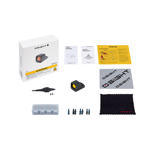 Osight K Micro Red Dot, 6 MOA Dot with Side-Loading Battery, RMSc Footprint