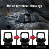 Osight C Red Dot – 3 MOA Dot and 32 MOA Circle Multi-Reticle, Side-Loading Battery, RMR Footprint